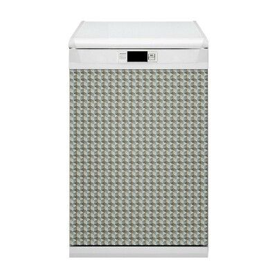 Painel magnético para máquina de lavar louça Ilusão retrô