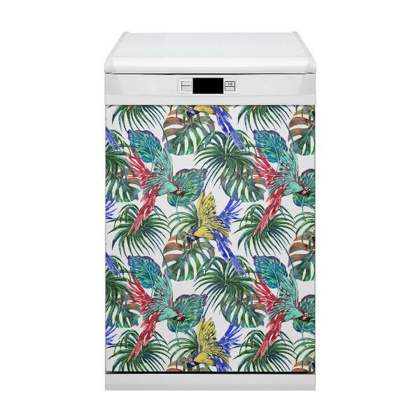 Painel magnético para máquina de lavar louça Papagaios