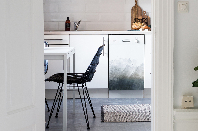 Painel magnético para máquina de lavar louça Paisagem de Fuji