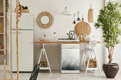 Painel magnético para máquina de lavar louça Paisagem de Fuji