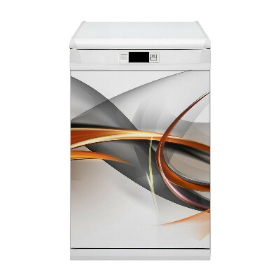 Capa magnética para máquina de lavar louça Abstração de fita