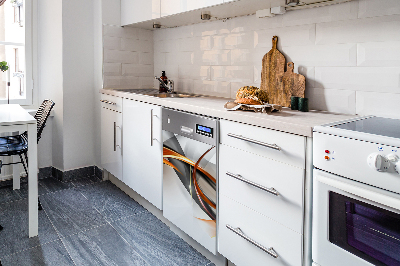 Capa magnética para máquina de lavar louça Abstração de fita