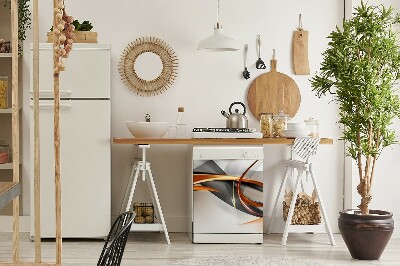 Capa magnética para máquina de lavar louça Abstração de fita