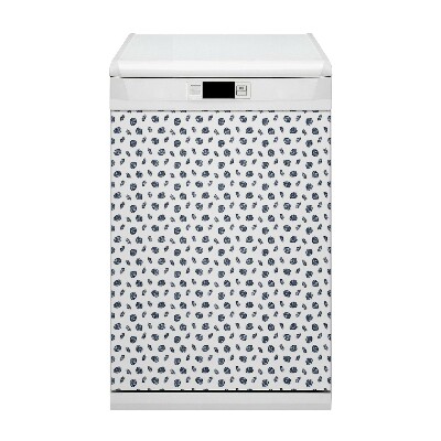 Painel magnético para máquina de lavar louça Folhas tropicais