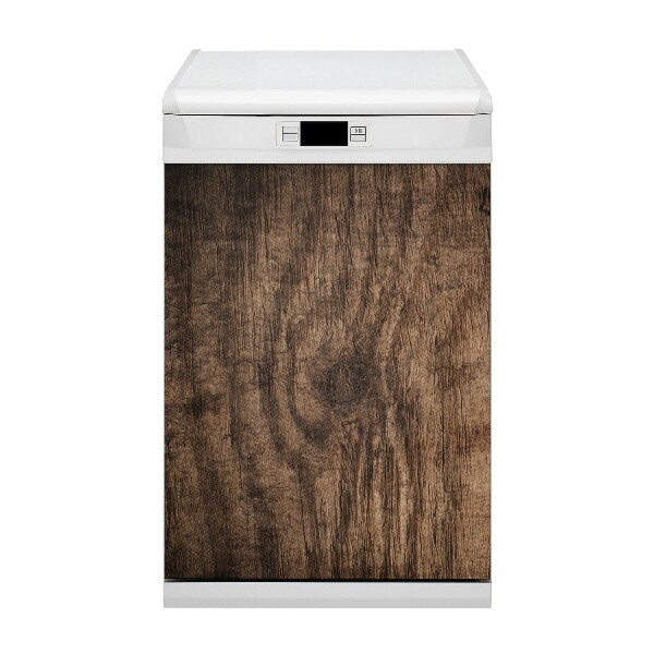 Capa magnética para máquina de lavar louça Madeira velha