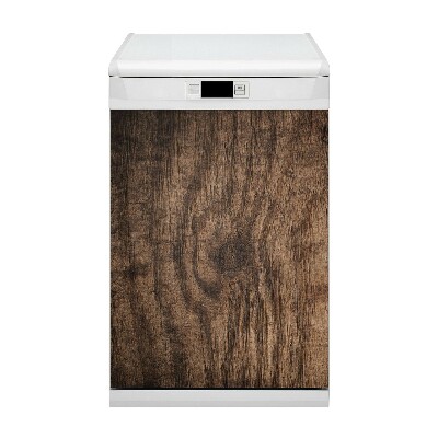 Capa magnética para máquina de lavar louça Madeira velha