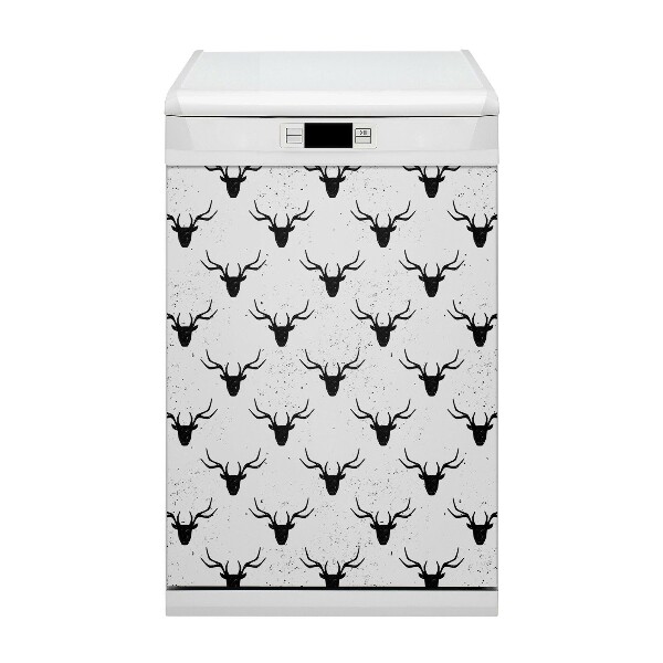 Painel magnético para máquina de lavar louça Cabeça de veado