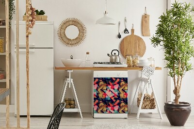 Painel magnético para máquina de lavar louça Abstração de outono