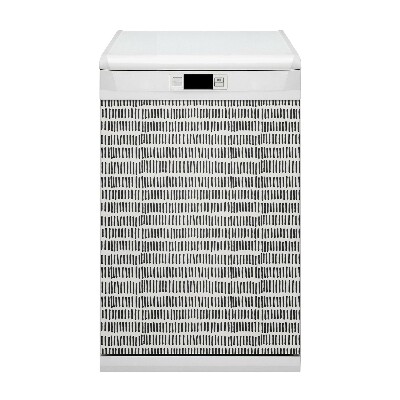 Capa magnética para máquina de lavar louça Abstração de linhas