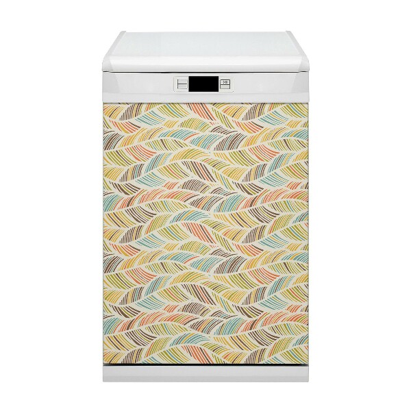 Painel magnético para máquina de lavar louça Ondas abstratas