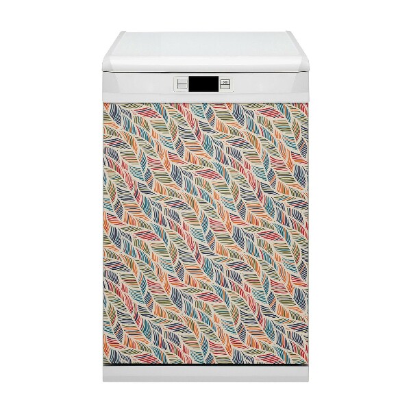 Painel magnético para máquina de lavar louça Ondas coloridas