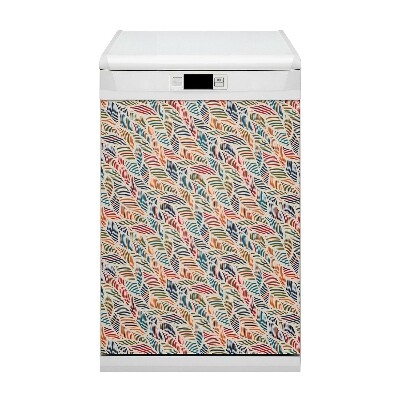 Painel magnético para máquina de lavar louça Ondas coloridas