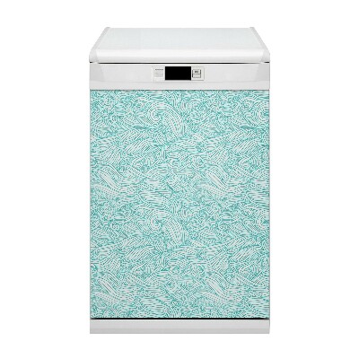 Painel magnético para máquina de lavar louça Ondas vintage