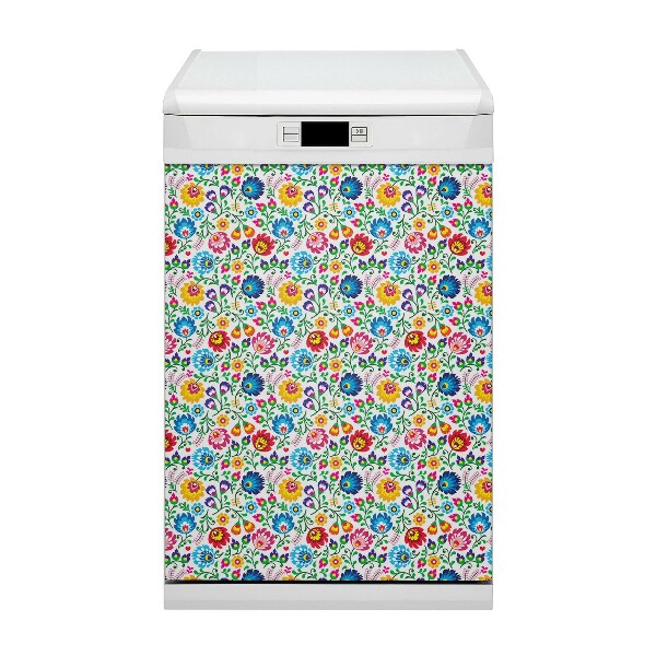 Painel magnético para máquina de lavar louça Arte popular