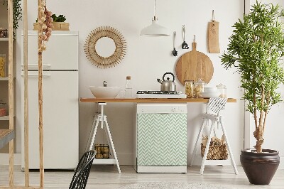 Painel magnético para máquina de lavar louça Padrão espinha de peixe