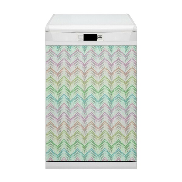 Painel magnético para máquina de lavar louça Pontos em espinha de peixe