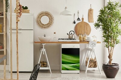 Capa magnética para máquina de lavar louça Grama abstrata