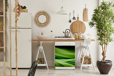 Capa magnética para máquina de lavar louça Grama abstrata