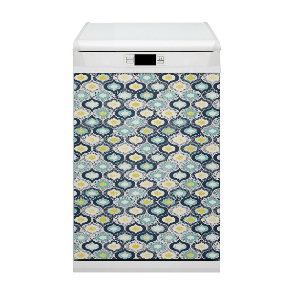Capa magnética para máquina de lavar louça Pontos Doodle