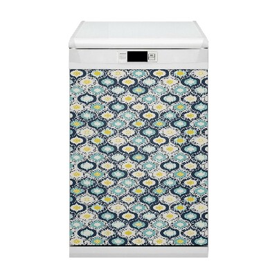 Capa magnética para máquina de lavar louça Pontos Doodle