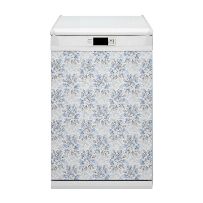 Capa magnética para máquina de lavar louça Flores