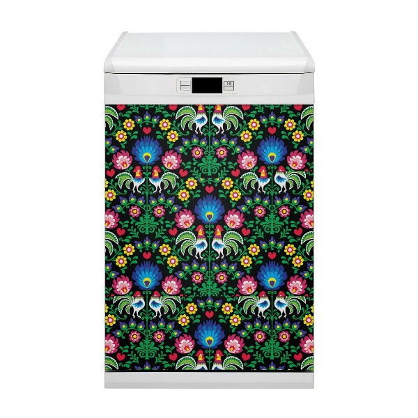 Painel magnético para máquina de lavar louça Arte popular