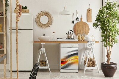 Capa magnética para máquina de lavar louça Abstração