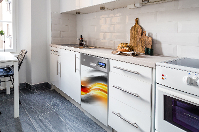 Capa magnética para máquina de lavar louça Abstração