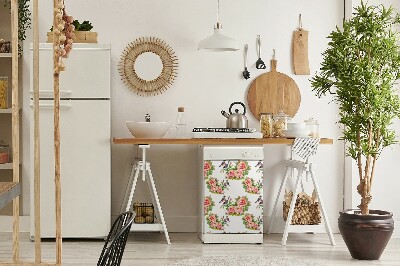 Capa magnética para máquina de lavar louça Pássaros em um galho