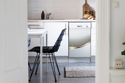 Painel magnético para máquina de lavar louça Abstração