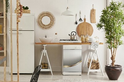 Painel magnético para máquina de lavar louça Abstração