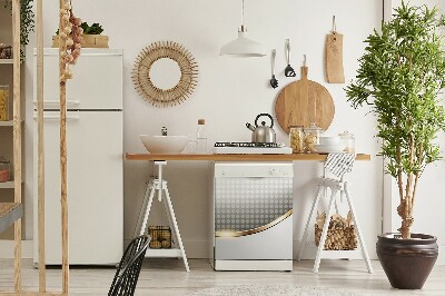 Painel magnético para máquina de lavar louça Abstração