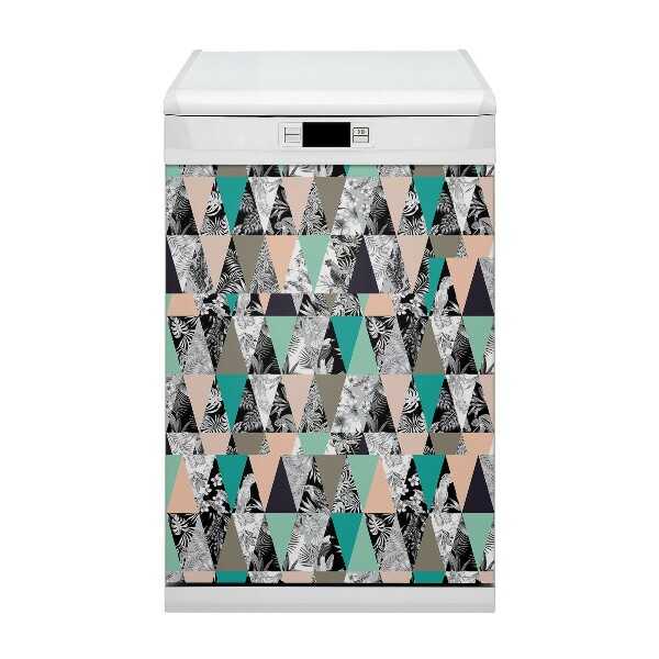 Capa magnética para máquina de lavar louça Tropical