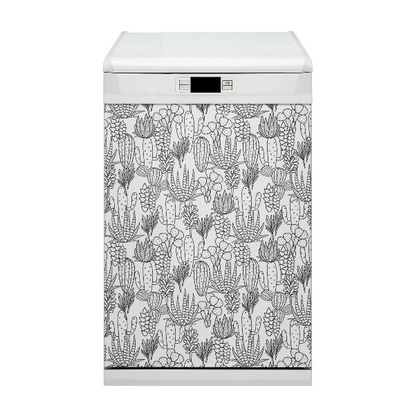 Painel magnético para máquina de lavar louça Cactos