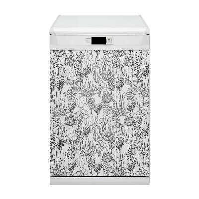 Painel magnético para máquina de lavar louça Cactos