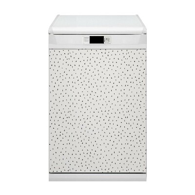 Painel magnético para máquina de lavar louça Gotas desenhadas