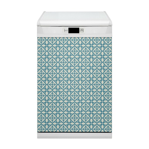 Capa magnética para máquina de lavar louça Padrão verde