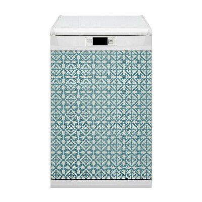 Capa magnética para máquina de lavar louça Padrão verde