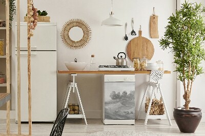 Painel magnético para máquina de lavar louça Estilo vintage