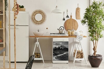 Painel magnético para máquina de lavar louça Montanhas Escuras