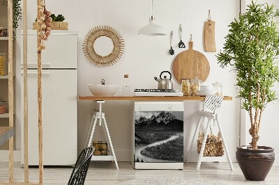 Painel magnético para máquina de lavar louça Montanhas Escuras