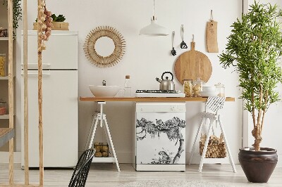 Painel magnético para máquina de lavar louça Chitas em um galho