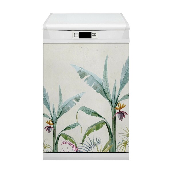 Capa magnética para máquina de lavar louça Vegetação da selva