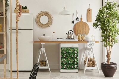 Capa magnética para máquina de lavar louça Hibisco