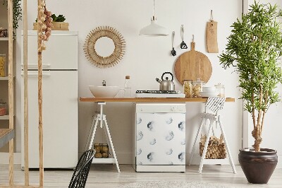 Painel magnético para máquina de lavar louça A pintura das Luas