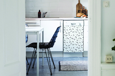 Painel magnético para máquina de lavar louça Veados na floresta