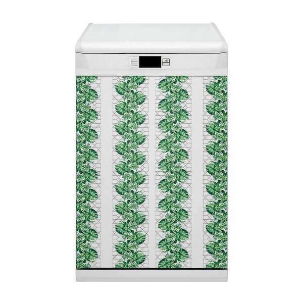 Capa magnética para máquina de lavar louça Linhas geométricas