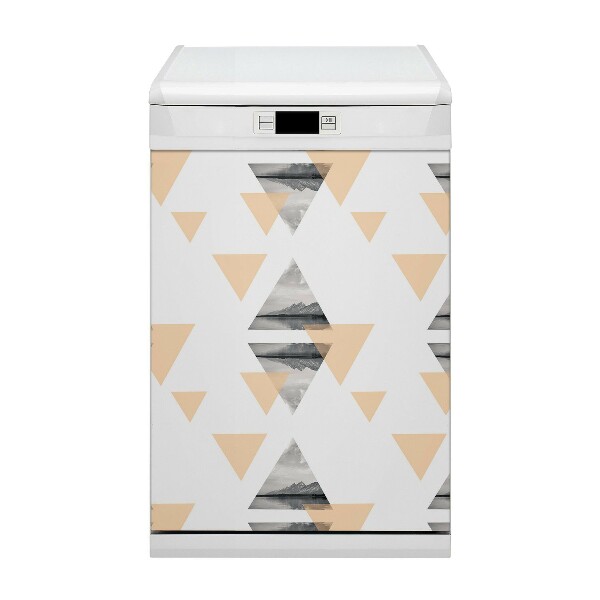 Capa magnética para máquina de lavar louça Paisagem do lago