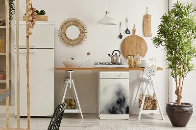 Painel magnético para máquina de lavar louça Manchas de tinta