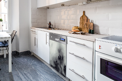 Painel magnético para máquina de lavar louça Manchas de tinta